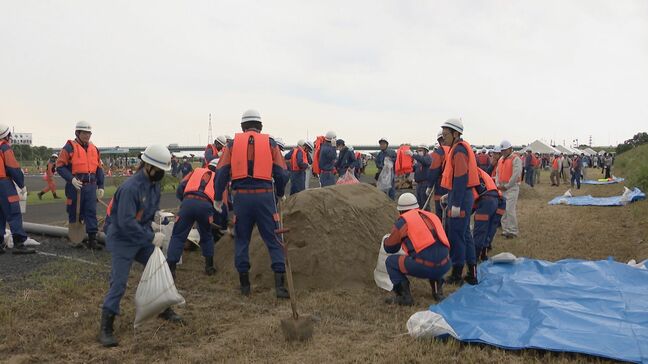 「ゼロメートル地帯」が広がる自治体と県が水防訓練 台風や津波を想定|TBS NEWS DIG