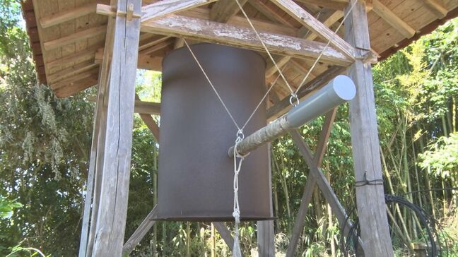 山間の寺に響く戦後80年の鐘の音「ガソリンの一滴は血の一滴」代用燃料作ったドラム缶を供出した鐘の代わりに…現存は全国4か所か|TBS NEWS DIG