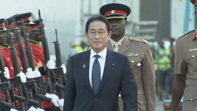 【速報】岸田総理がケニアに到着　「自由で開かれたインド太平洋」の実現に向け連携確認へ|TBS NEWS DIG