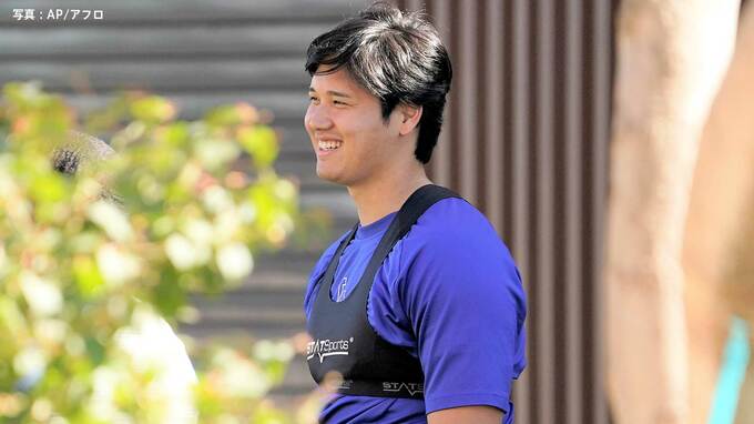 大谷翔平 初アーチ翌日は軽めの練習、試合でのフルスイングの影響なし 次回は2日ガーディアンス戦に出場予定|TBS NEWS DIG