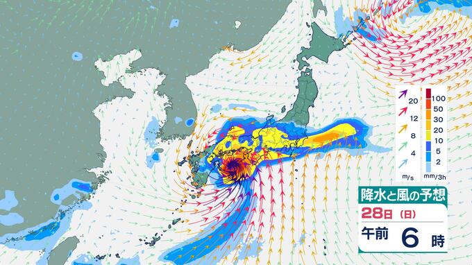 【ダブル台風】接近へ　週末は警報級大雨のおそれ　台風同士の”相互作用”で進路複雑化も【雨風シミュレーション】|TBS NEWS DIG