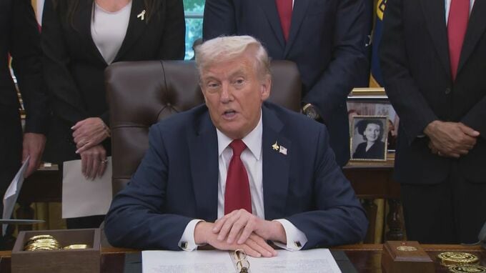 トランプ大統領　ハーバード大と「和解に見通し」 イスラエルへの学生抗議デモで対立　大学側が職業訓練校に出資で調整