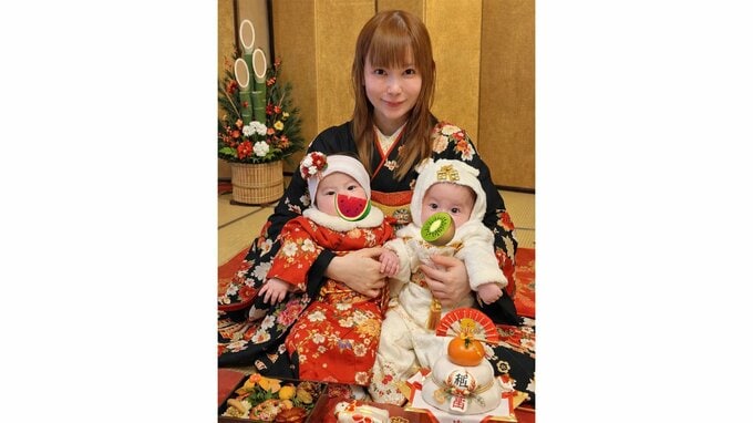 【 中川翔子 】 「お仕事も子育ても楽しい日に」　新年初仕事 ＆ 双子の3か月健診を報告　兄6692g・弟5880g　すくすく成長|TBS NEWS DIG