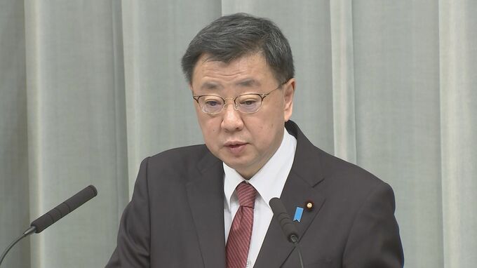 【速報】松野官房長官、総理らの“給与アップ”法案めぐり「どのように対応するか検討中」