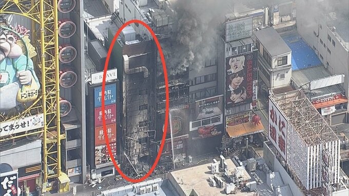 【独自】道頓堀ビル火災　延焼の要因となったとみられる壁面広告は「設置許可の更新手続きがされず期限切れ」|TBS NEWS DIG