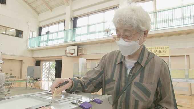 「安倍さんの遺志を継いで欲しい」横田早紀江さんが参院選投票|TBS NEWS DIG