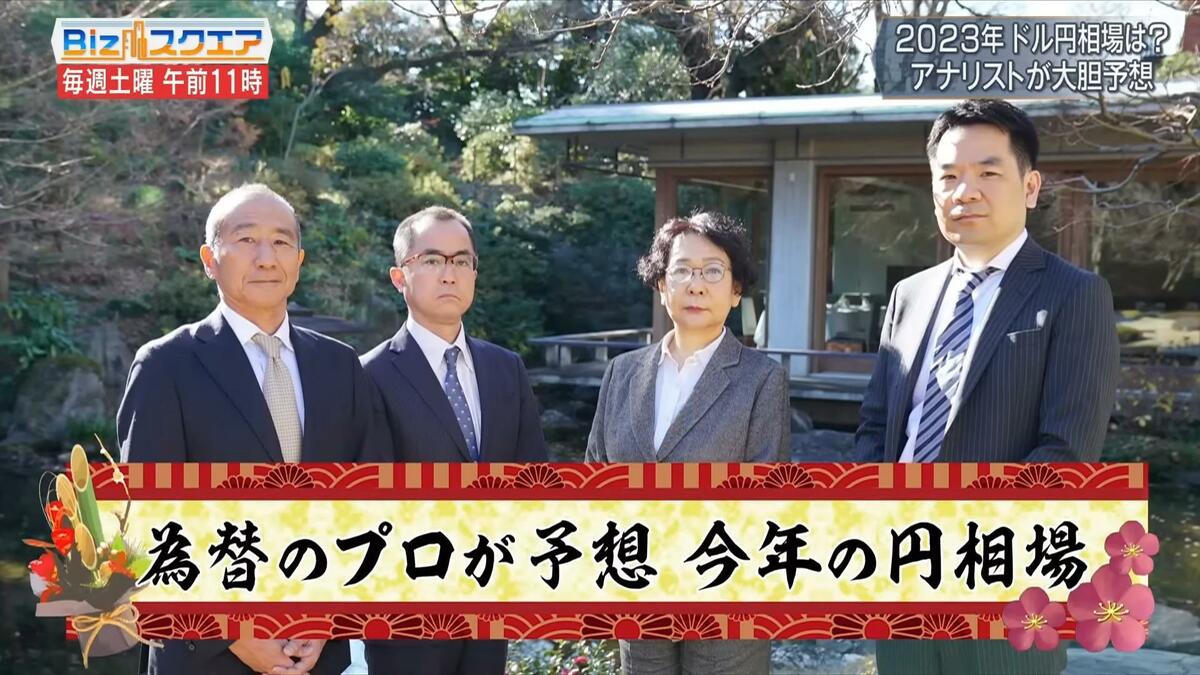 どうなる？2023年ドル円相場～4人の為替のプロが予想～【Bizスクエア】 | TBS NEWS DIG