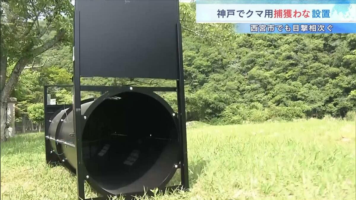神戸市が設置『クマ専用の捕獲わな』11日には市内で初めて出没確認「活動時期なので捕獲含めて取り組む」 | TBS NEWS DIG (1ページ)