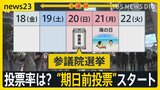 【選挙の日、そのまえに】3連休中日+夏休み中の投票どうする?スーパーや駅ビルでも「期日前投票」可能に 気になる手順や時間は?【news23】|TBS NEWS DIG
