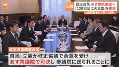 「公開方法工夫支出」自民が撤回　政治資金規正法の年内再改正に道筋　あす衆議院通過へ　野党側「政治とカネの問題に決着をつける大きな一歩」と評価| TBS CROSS DIG with Bloomberg