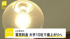 電気代・ガス代の補助金終了　来月使用分の家庭向け電気料金 大手電力10社で値上がりへ| TBS CROSS DIG with Bloomberg