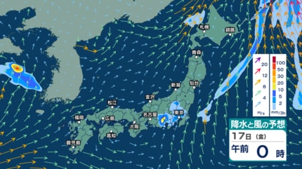 今後の雨 】15日(水)～16日(木)は北日本で大雨のおそれ 土砂災害に厳重