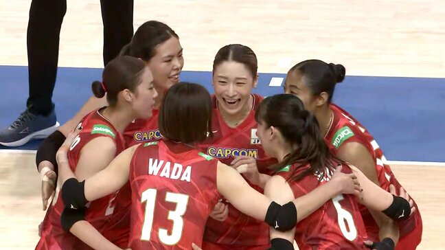 バレー女子日本代表、ストレートでチェコ共和国に勝利　石川真佑がサーブで翻弄　次の舞台は日本【ネーションズリーグ】|TBS NEWS DIG