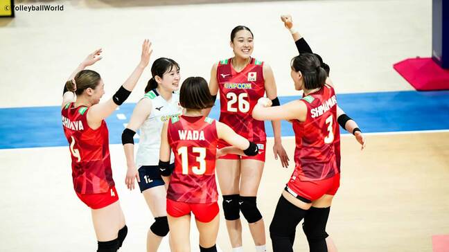 バレー女子日本代表が世界1位イタリアに激戦の末、悔しい初黒星 和田28得点、石川25得点【ネーションズリーグ】|TBS NEWS DIG