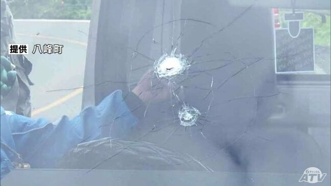 「運転席の頭の中心辺り貫く」猟銃の弾当ったか　けがした青森県深浦町の女性が証言　現場周辺でサル追い上げ　|TBS NEWS DIG
