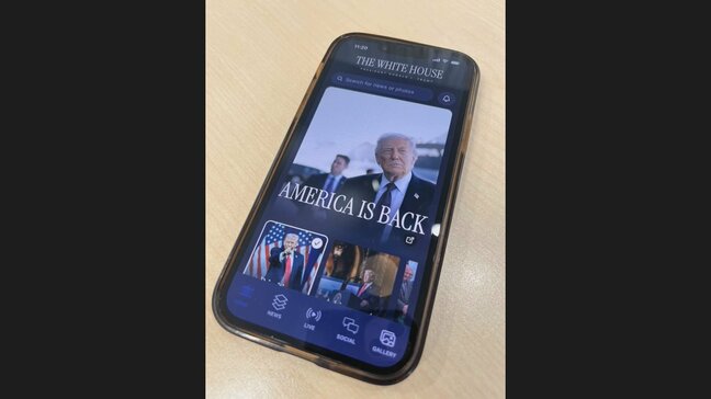 ホワイトハウスが公式アプリをリリース「大統領につながり続けることができる」情報発信を強化 「最も偉大な大統領」と自動入力も|TBS NEWS DIG