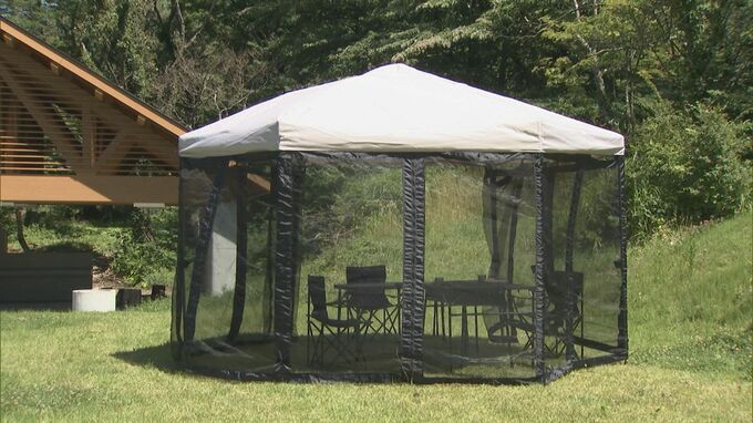 「この炭の香りがいいですから」　雨や暑さ虫に悩まされず楽しめる「全天候型ＢＢＱ」鳥取県大山のキャンプ場　|　BSSニュース | BSS山陰放送