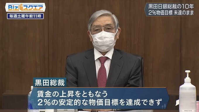 日銀黒田総裁の異次元緩和10年を検証～効果と弊害は？～【Bizスクエア】|TBS NEWS DIG