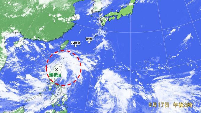【2つの台風発生か】21日以降沖縄に影響する可能性も　フィリピン付近の熱帯低気圧が18日に発達する見込み|TBS NEWS DIG