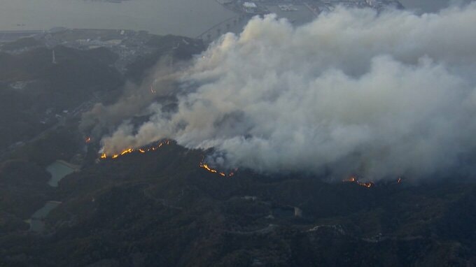 県内の “林野火災注意報” 発令　16の市や町に　「たき火や火入れなど屋外で火の使用を控えて」【岡山】|TBS NEWS DIG