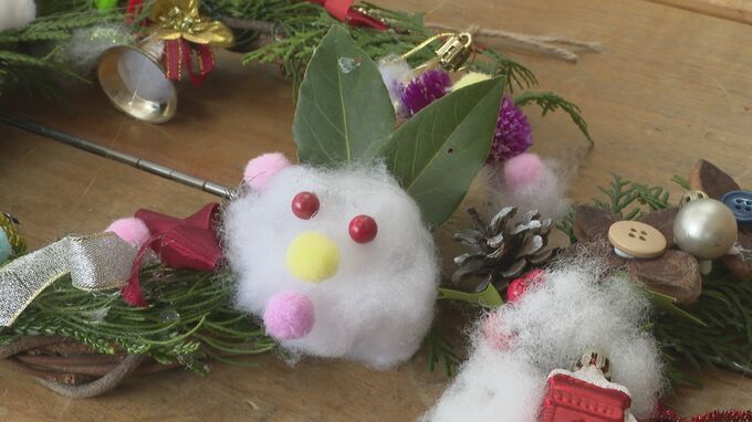 「頑張った」「妹のと一緒に飾る」小学生がクリスマスリース作り　|　山口のニュース・天気・防災｜tys NEWS｜ｔｙｓテレビ山口