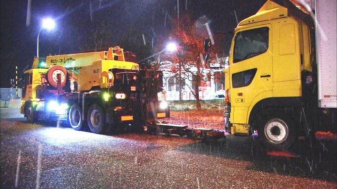 「被害者の方に大変申し訳なく思っている」トラック運転手所属の運送業者がコメント　大型トラックからタイヤ外れ衝突　32歳の男性作業員死亡　通行止めは18時間半後に解除|TBS NEWS DIG