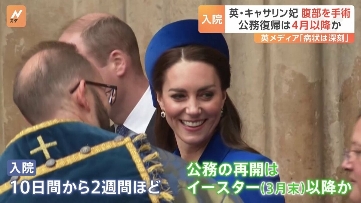 キャサリン 妃 病気