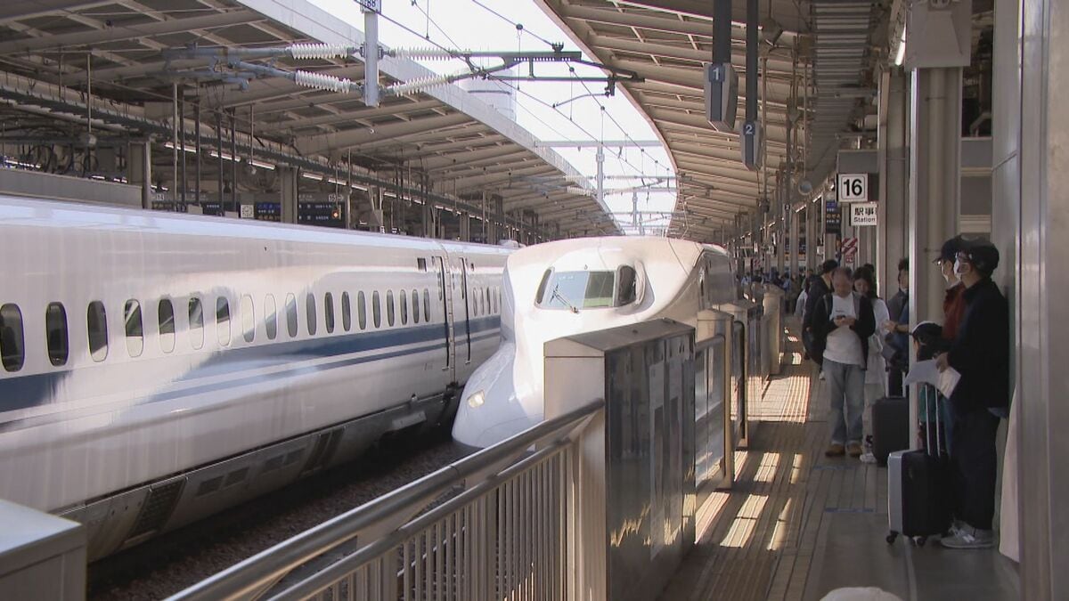 東海道新幹線 GWの予約状況 去年より8%増の153万席 ピークは下り5月2日･上り5月5日 JR東海