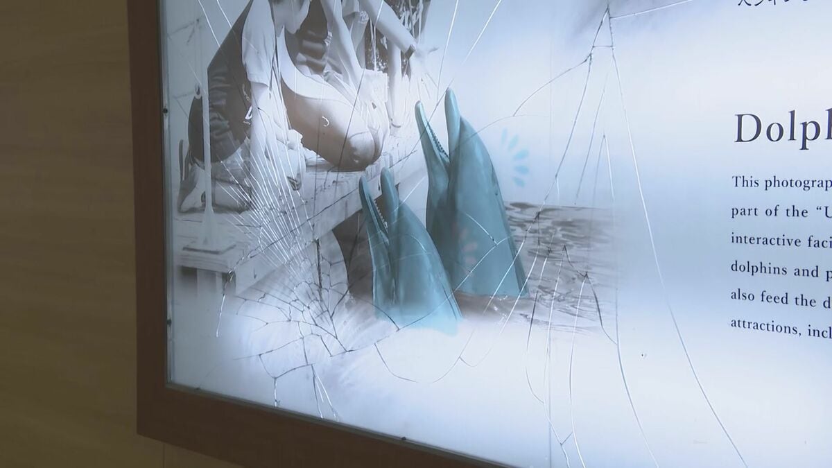 大分市中心部の地下道でショーケース破損　何者かの仕業か　市は被害届提出