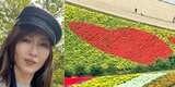 【 工藤静香 】 「お花畑がとても綺麗で ハートのマークになってるお花があったり、すごく良かった」 北海道での一コマつづる|TBS NEWS DIG