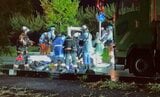【現場画像】大型トラックと軽トラックが衝突 意識不明の男性を現場で救命処置 事故現場は全面通行止め | 山形のニュース│TUYテレビユー山形