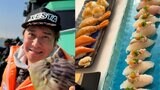 【 川﨑麻世 】 夫婦で釣ったカワハギで豪華な寿司作り 肝を乗せ「最高に美味しくて2人でうま〜と声が揃って思わず笑ってしまいました」|TBS NEWS DIG