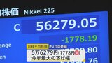 今年最大の下げ幅　日経平均3日終値5万6279円　ホルムズ海峡“封鎖”で原油価格上昇の懸念が強まる|TBS NEWS DIG