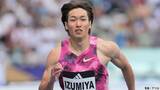 ハードル泉谷駿介「少し時間を置いて、他の種目も」100mで追い風参考も10秒14の快走【富士北麓ワールドトライアル】|TBS NEWS DIG