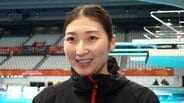 池江璃花子「メダルはしっかり手の届く範囲にある」試合会場で初の公開練習　100mバタフライで56秒台狙う【アジア大会】|TBS NEWS DIG