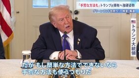 「簡単な方法でできないなら手荒な方法も」グリーンランド領有に意欲示すトランプ大統領　住民への“一時金”報道 可能性は排除せず|TBS NEWS DIG