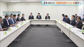 来年4月から「食料品消費税 実質ゼロ化」案を提示へ きょうの国民会議で今月末の中間とりまとめに向けた案|TBS NEWS DIG