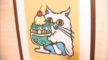 ネコ×かき氷 ネコ×金魚鉢 中学1年生のクリエイター「KENさん」が製作