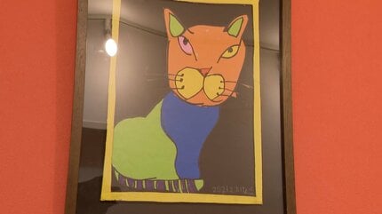 君の描くネコは世界で一番愛しい」 母の投稿に「芸術が爆発してる