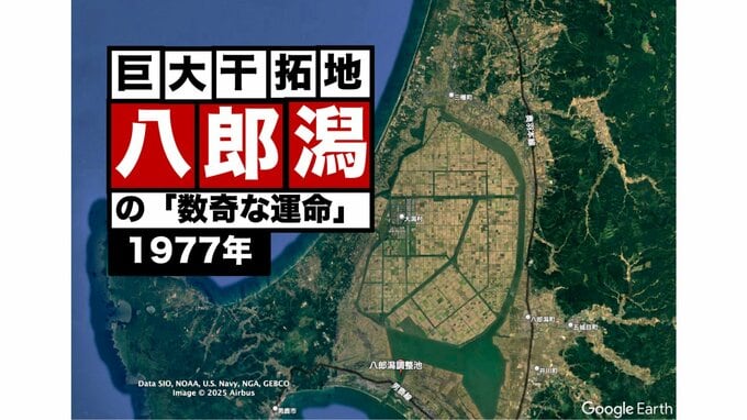 史上最大の干拓でコメを作ろうとしたら…減反に翻弄された八郎潟（1977年）【TBSアーカイブ秘録】|TBS NEWS DIG
