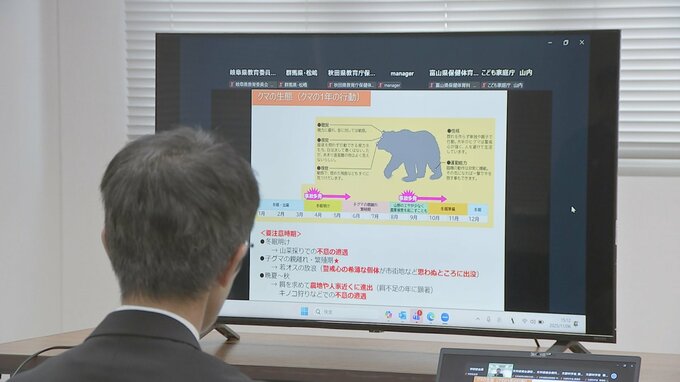 全国の教育委員会“クマ対策”オンライン会議 文科省が危機管理マニュアルに追記促す　環境省担当者「遭ったらどうするかではなく遭わないようにする」|TBS NEWS DIG