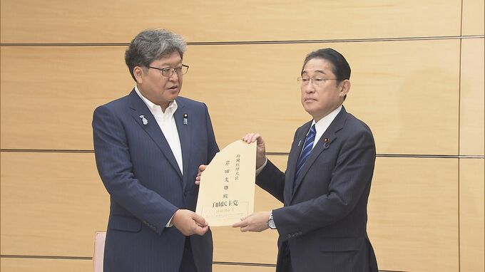 【速報】電気・ガス・ガソリン補助金延長へ 自民が岸田総理に提言 岸田総理「負担感が軽減できるよう最大の努力」