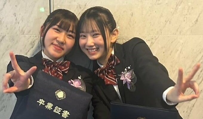 【鈴木福の妹】　鈴木夢さん　「親友」ＡＫＢ４８・徳永羚海さんと２ショット　「高校3年間、れみちゃんが居てくれたおかげでいろいろと乗り越えることができました。」|TBS NEWS DIG