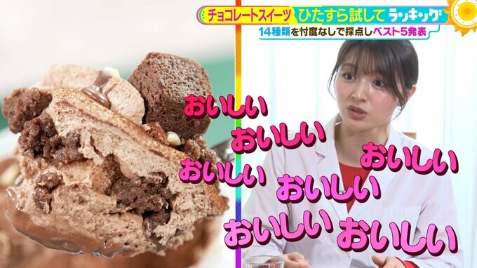 ひたすら試してランキング『チョコレートスイーツ』清水アナが「これぞバレンタインデーに食べたいチョコスイーツ！」と絶賛した第１位は？プロから「だからコンビニに勝てない」とぼやきも！？【ＭＢＳサタデープラス（サタプラ）】|TBS NEWS DIG