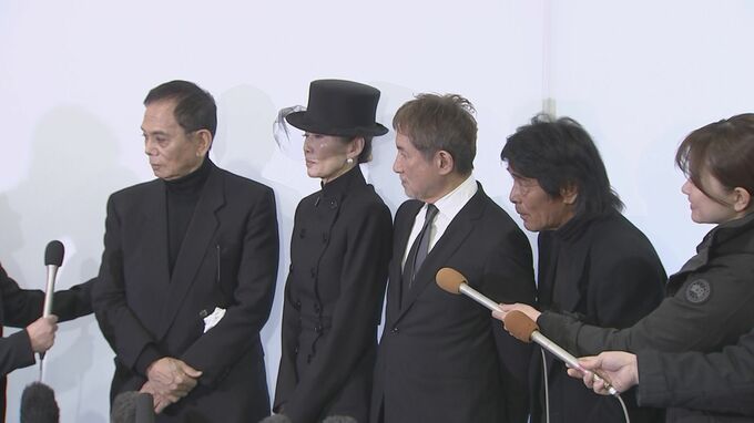 【西田敏行さん　お別れの会】柴俊夫・松崎しげる・田中健・萬田久子『5人会』の尽きぬ思い出「喜怒哀楽がそのまんま服着た人」|TBS NEWS DIG