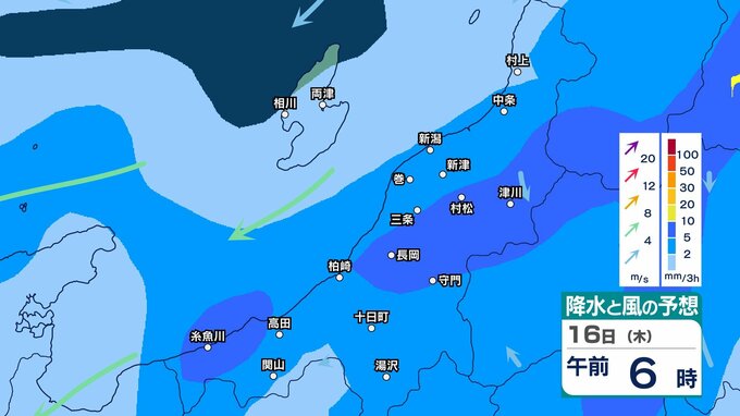 新潟県下越・佐渡ではあす12日にかけて強風や落雷、ひょう、急な強い雨に注意　来週16日(木)ごろに雨の時間帯か【11日(土)～16日(木)の雨風シミュレーション・11日午後5時更新】|TBS NEWS DIG