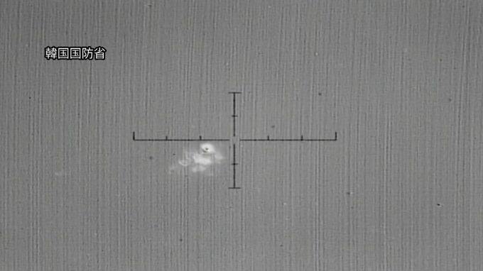 韓国軍が北朝鮮ミサイルの映像公開　爆発して粉々に…改めて北朝鮮の主張は「欺瞞」と強調