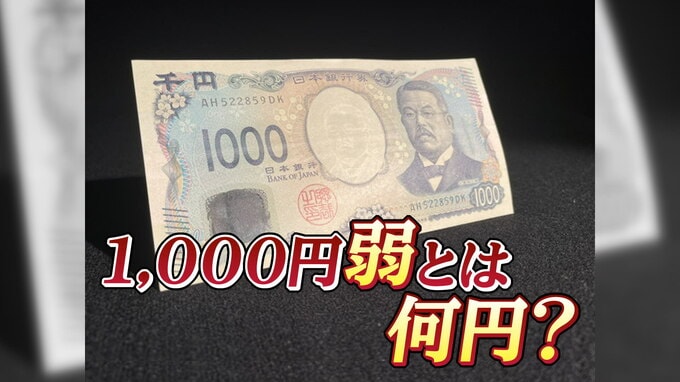 「1000円弱は何円？」「震度5弱は？」約3割の人が勘違いしていたという【弱・強】の知られざる定義に迫る|TBS NEWS DIG