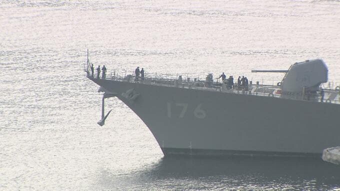 海自初「トマホーク」発射能力を獲得　イージス艦「ちょうかい」が佐世保に帰港|TBS NEWS DIG