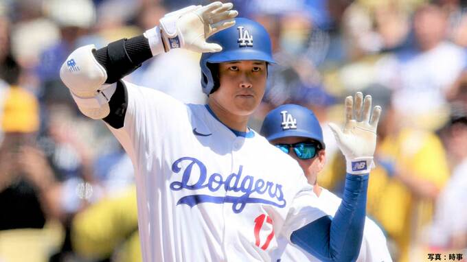 大谷翔平、3戦連続のマルチ安打！3試合ぶり盗塁も成功、第1打席ではバックスクリーンへ衝撃の11号同点弾|TBS NEWS DIG